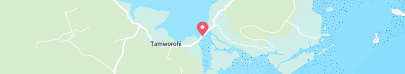 Map Of Temwen Causeway, Micronesia, Causeway