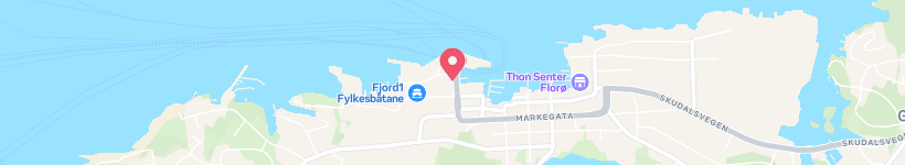 Map Of Ocean Electronics As, Florø, Norway, Ship Electronics