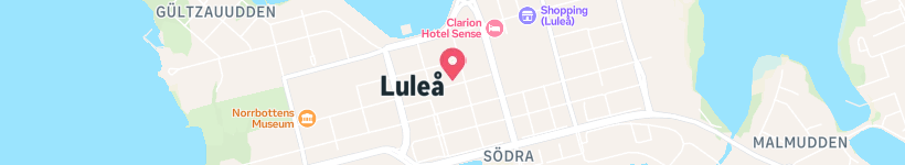 Map Of Post, Luleå, Sweden, Transit Station