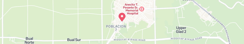 Map Of Junior Santos Lechon Manok, Midsayap, Philippines, Restaurant