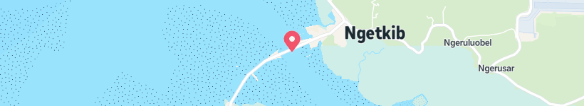 Map Of Koror-Babeldaob Channel, Palau, Channel
