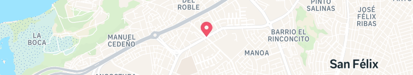 Map Of Semáforo De El Roble, Venezuela, Junction