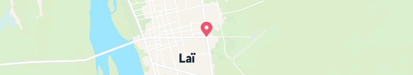 Map Of Laï Baguirmi, Laï, Chad, Electronics Store
