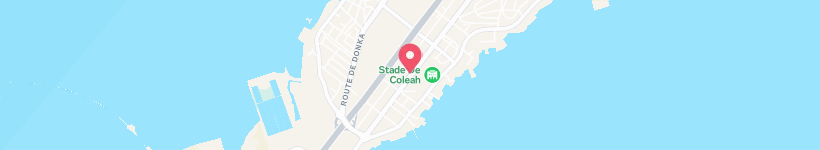 Map Of Restaurant Lyli's, Conakry, Guinea, Restaurant